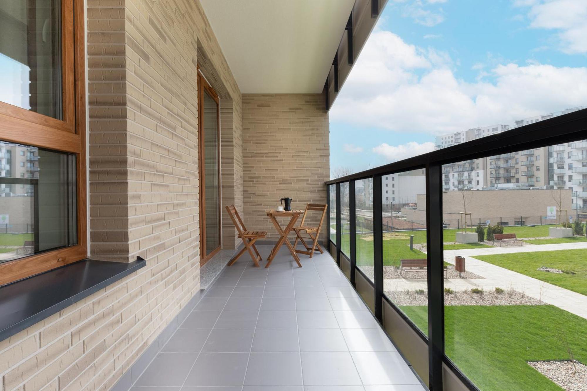 Nowa Letnica Comfortable Apartments With Balcony & Parking Gdansk By Noclegi Renters Exterior foto